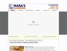 Tablet Screenshot of marasflooring.com
